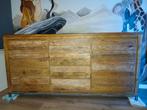 Teak dressoir, Ophalen, Teakhout, 150 tot 200 cm, 25 tot 50 cm