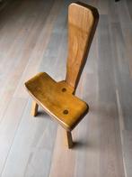Eiken houten handgemaakte stoel, Antiek en Kunst, Kunst | Beelden en Houtsnijwerken, Ophalen of Verzenden