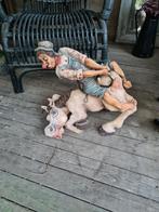 Beeld cowboy op paard., Ophalen of Verzenden, Gebruikt, Dier