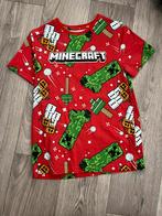 Kerst shirt maat 140 Minecraft, Ophalen of Verzenden, Zo goed als nieuw, Jongen of Meisje, Shirt of Longsleeve