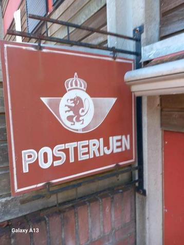 Uithang bord posterijen dubbelzijdig  beschikbaar voor biedingen