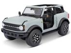 Ford BRONCO Badlands no doors grijs 2021 maisto nieuw1:18, Ophalen, Nieuw, Auto, Maisto