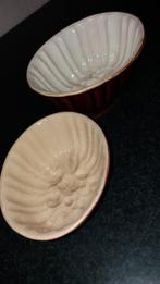 Vintage 2 pudding vormen uit oma's inboedel, Antiek en Kunst, Antiek | Keramiek en Aardewerk, Ophalen