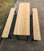 Nieuwe Inklapbare Picknicktafel Hout, Nieuw, Ophalen of Verzenden, Inklapbaar, Rechthoekig