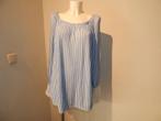 Marccain fijn tuniek gestreept elastische wijde hals N4/40, Kleding | Dames, Blouses en Tunieken, Maat 38/40 (M), Zo goed als nieuw