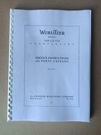 Service Manual: Wurlitzer 1500/1550 (1952) jukebox nieuw !!!, Verzamelen, Automaten | Jukeboxen, Verzenden, Nieuw, Voor 1950, Wurlitzer