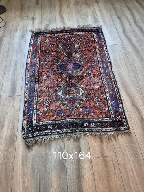 Vintage tapijt – 110x164 cm, Huis en Inrichting, Stoffering | Tapijten en Kleden, Gebruikt, 100 tot 150 cm, 150 tot 200 cm, Rechthoekig