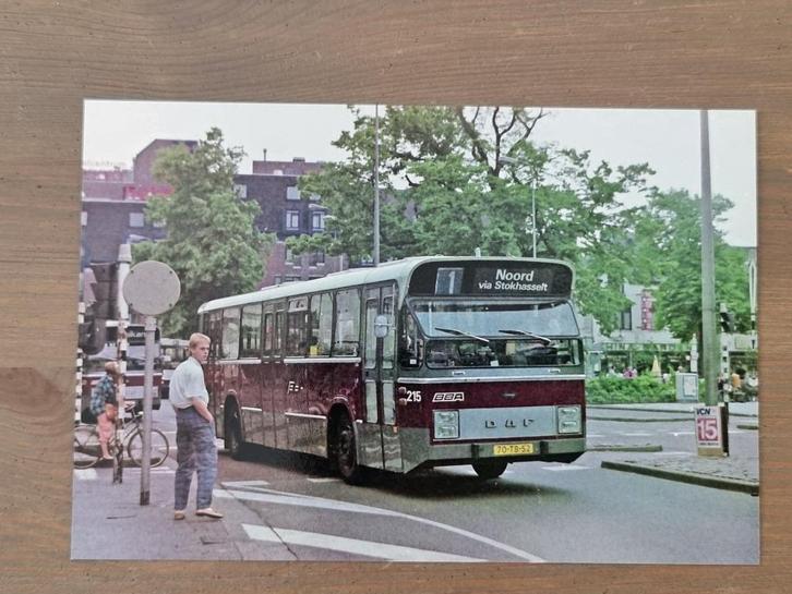 Foto BUS BBA Breda 215, Verzamelen, Spoorwegen en Tramwegen, Gebruikt, Bus of Metro, Overige typen, Verzenden