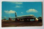 Ansichtkaart Vliegveld Schiphol. Douglas D.C.- 8-32, Verzamelen, Verzenden, 1960 tot 1980, Gelopen, Overige thema's