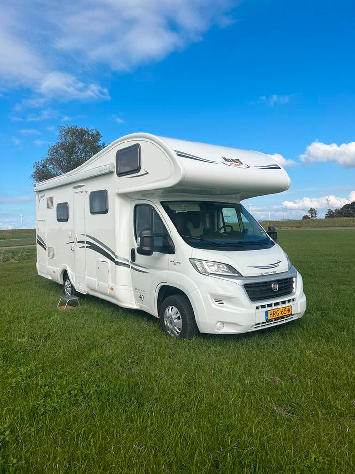 Mc louis glamys 40 2017 EURO-6 dubbele airco *garantie*, Caravans en Kamperen, Campers, Particulier, meer dan 6, Alkoof, McLouis