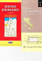 wegenkaarten, Boeken, Atlassen en Landkaarten, Gelezen, Touring club italiano en Mair, Landkaart, 1800 tot 2000