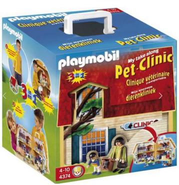 Playmobil Meeneem Dierenkliniek 4374 beschikbaar voor biedingen