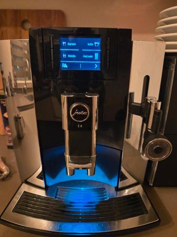 Jura E8 Chroom Volautomaat Koffiemachine beschikbaar voor biedingen