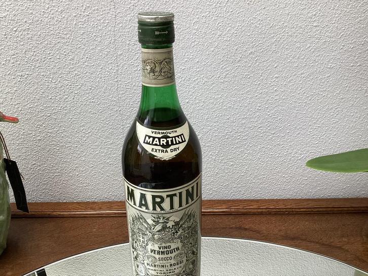 Vintage Martini Extra Dry Vermouth Fles, Antiek en Kunst, Antiek | Overige Antiek, Ophalen of Verzenden