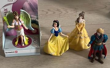 Disney Figuren: Sneeuwwitje, Bella, Prins,  Kasteel & Meer! beschikbaar voor biedingen