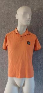Stone island heren polo shirt Oranje M ( Origineel Topstaat, Oranje, Zo goed als nieuw, Verzenden