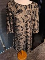 Warme chique jurk mt xl, Ophalen of Verzenden, Zo goed als nieuw, Zwart, Boven de knie