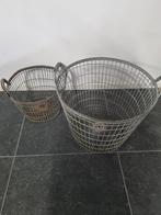 2 aardappel manden, Huis en Inrichting, Ophalen, Gebruikt, Rond, Overige materialen