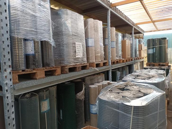 13x13mm groen gepl, 200cmx25m Nu voor 195,- Uitverkoop, Tuin en Terras, Gaas en Draad, Nieuw, Gaas, 20 meter of meer, Ophalen of Verzenden