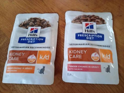 Hill's kattenvoer k/d kidney care (16 zakjes x 85 gram), Dieren en Toebehoren, Dierenvoeding, Kat, Ophalen
