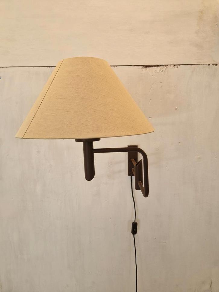 Vintage dijkstra uitklapbare wandlamp design., Huis en Inrichting, Lampen | Wandlampen, Ophalen of Verzenden