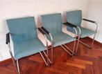 Twee originele Walter Knoll designstoelen, Twee, Zwart, Ophalen of Verzenden, Zo goed als nieuw