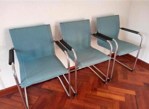 Twee originele Walter Knoll designstoelen, Huis en Inrichting, Stoelen, Zo goed als nieuw, Twee, Stof, Zwart, Ophalen of Verzenden