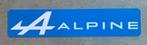 Alpine  showroom  kentekenplaat, Ophalen of Verzenden, Zo goed als nieuw, Auto's