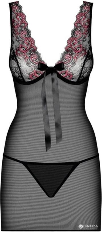 Obsessive ``MUSCA`` Chemise Zwart maat S/M (794)  beschikbaar voor biedingen