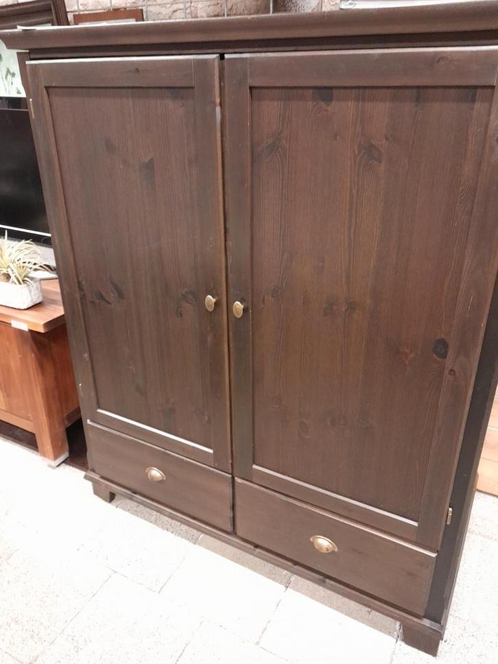 Donker houten kast, Antiek en Kunst, Curiosa en Brocante, Ophalen