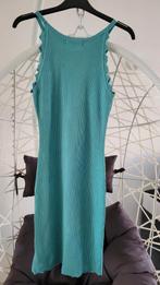 Azara Jurk - Trui Stof - Mouwloos - M/L, Maat 38/40 (M), Blauw, Ophalen of Verzenden, Onder de knie