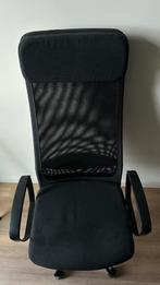 Zwarte Bureaustoel Markus Ikea - Ergonomisch, Huis en Inrichting, Bureaustoelen, Ophalen, Zwart, Zo goed als nieuw, Bureaustoel