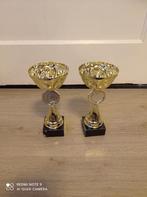 Twee Mooie Goude kleur Trove 21 cm, Ophalen of Verzenden