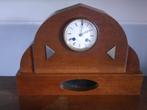 art nouveau/art deco, pendule 1915 (degelijk uurwerk met bel, Antiek en Kunst, Antiek | Klokken, Ophalen of Verzenden