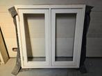 Verkeerd besteld Raam 133 x 135 ( b x h ) Hardhout Meranti, Gevelraam of Ruit, 120 tot 160 cm, Ophalen of Verzenden, Zo goed als nieuw