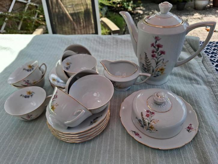 Schattig servies, zie omschrijving, Antiek en Kunst, Antiek | Servies compleet, Ophalen