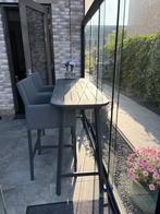 Outdoor bartafel met 2 grootte stoelen, Huis en Inrichting, Tafels | Statafels, Ophalen, Gebruikt