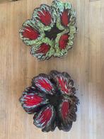 Vallauris schaal keramiek blad 2x, Antiek en Kunst, Ophalen of Verzenden