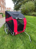 Brasq Hondenfietskar Rood/Zwart - Tot 40kg, Fietsen en Brommers, Fietsaccessoires | Aanhangers en Karren, Ophalen, Brasq, Opvouwbaar