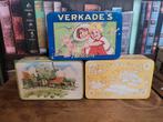 Verkade blikken, in goede staat, Ophalen of Verzenden, Gebruikt, Koek(jes), Verkade
