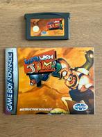 Earthworm Jim 2 incl boekje gameboy advance, Spelcomputers en Games, 1 speler, Ophalen of Verzenden, Zo goed als nieuw, Vanaf 3 jaar