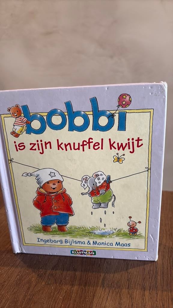Monica Maas - Bobbi is zijn knuffel kwijt, Gelezen, 3 tot 4 jaar, Ophalen of Verzenden, Monica Maas; Ingeborg Bijlsma