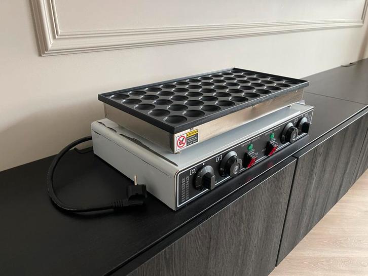 Poffertjesplaat, poffertjesbakplaat nieuw. Horeca/camping!., Witgoed en Apparatuur, Wafelijzers, Nieuw, Ophalen of Verzenden