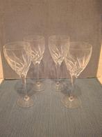 Toscane - 2 mooie kristallen rode wijn glazen, Antiek en Kunst, Antiek | Glas en Kristal, Ophalen of Verzenden