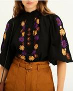 Antik Batik blouse, Maat L, Zwart  met embroidery, Kleding | Dames, Ophalen of Verzenden, Zo goed als nieuw, Maat 42/44 (L), Zwart