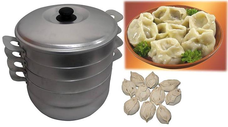 Mantu dumpling stomer steamer, Huis en Inrichting, Keuken | Keukenbenodigdheden, Ophalen of Verzenden