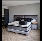 Serta Brut Limited Edition Bed 180x200 zonder nachtkastjes, Beige, Tweepersoons, Ophalen of Verzenden, Zo goed als nieuw