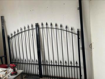 Stalen inrijpoort 3 meter beed 1.80 hoog op maat beschikbaar voor biedingen
