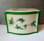 container made in england met bladeren, Verzamelen, Blikken, Ophalen of Verzenden, Overige, Overige merken