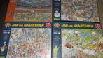 legpuzzels 4x Jan van Haasteren, Verzenden, 500 t/m 1500 stukjes, Zo goed als nieuw, Legpuzzel